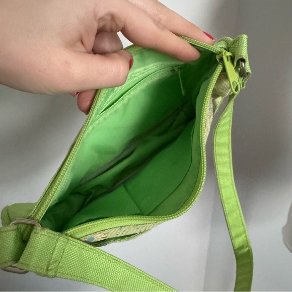 Floral Fairycore Green Shoulder Bag canvas - Picture 5 of 6